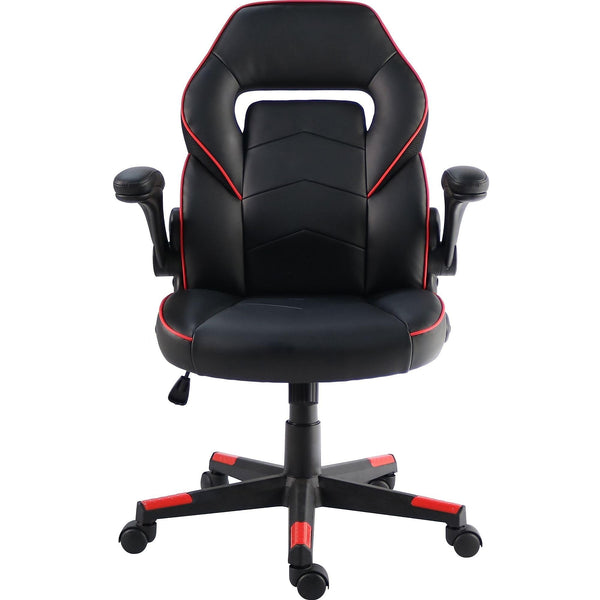 Ergonomic Gaming Chair with Flip-Up Armrests & 360° Swivel