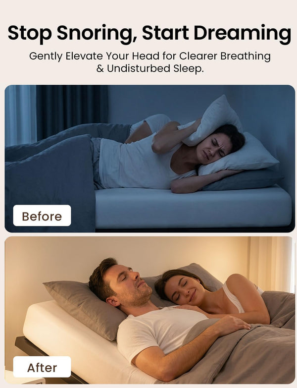 King Size Adjustable Bed Frame with Wireless Remote & Zero Gravity