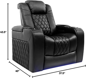 Tuscany Power Recliner Home Theater Seat