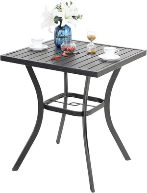 Outdoor Metal Patio Bar Table – Counter Height