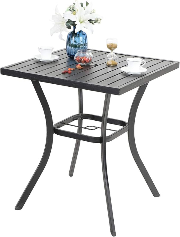 Outdoor Metal Patio Bar Table – Counter Height