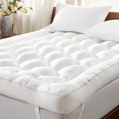 Memory Foam Mattress Topper with Pillow Top