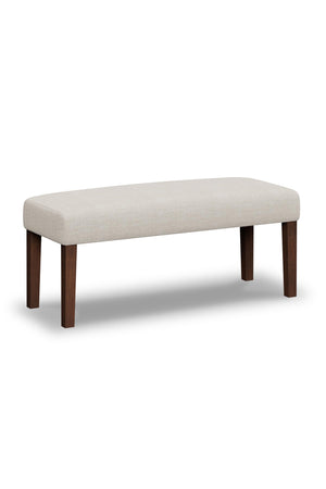 Upholstered Bedroom Bench with Wood Legs