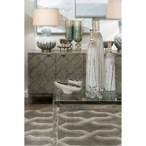 Crystal Chrome Bookends Set of 2