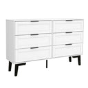 Modern Wooden Dresser with 6 Drawers – Bedroom & Living Room Storage
