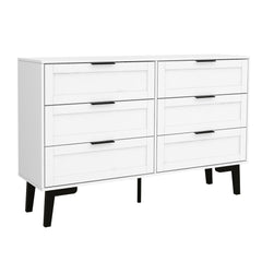 Modern Wooden Dresser with 6 Drawers – Bedroom & Living Room Storage