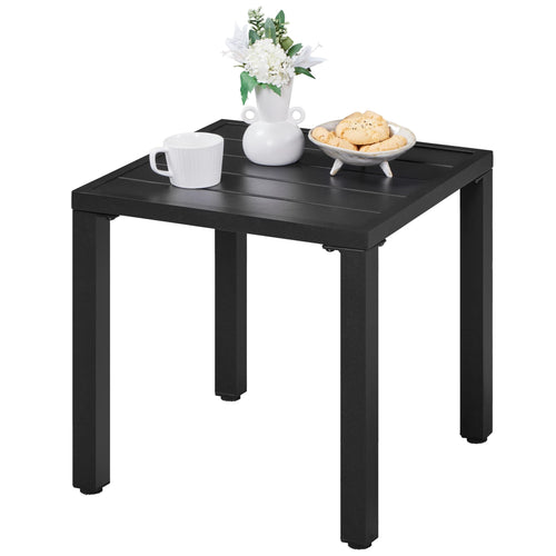 Metal Square Outdoor Side Table