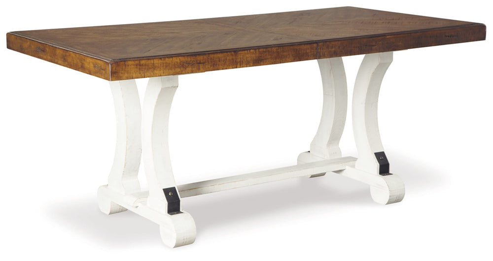 Farmhouse Extendable Dining Table with Leaf