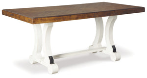 Farmhouse Extendable Dining Table with Leaf