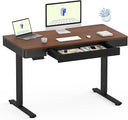 Electric Height-Adjustable Standing Desk with Drawer