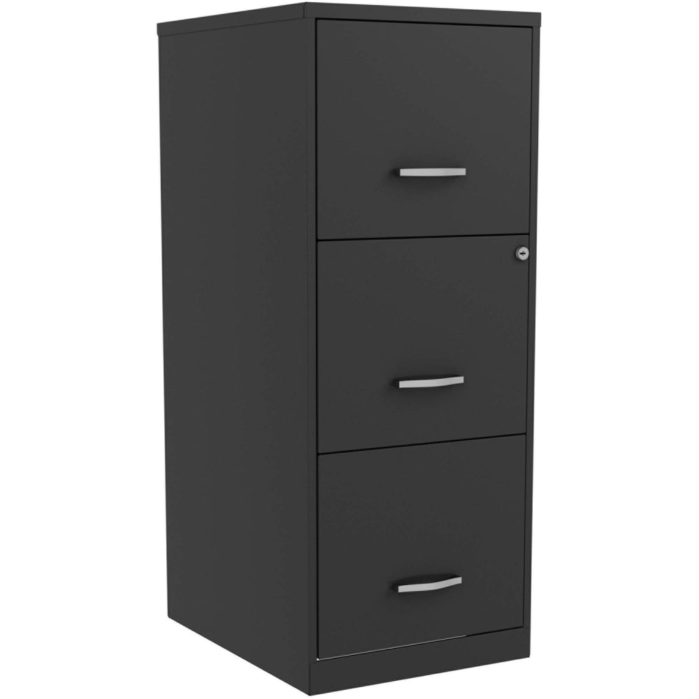 3-Drawer Locking Steel Filing Cabinet – Letter Size, Pre-Assembled