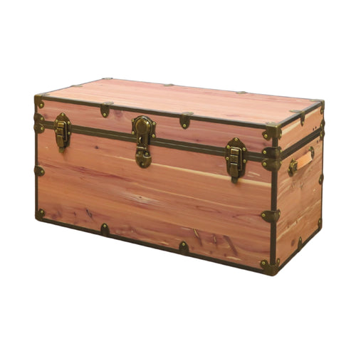 Cedar Storage Chest with Antique Brass Hardware