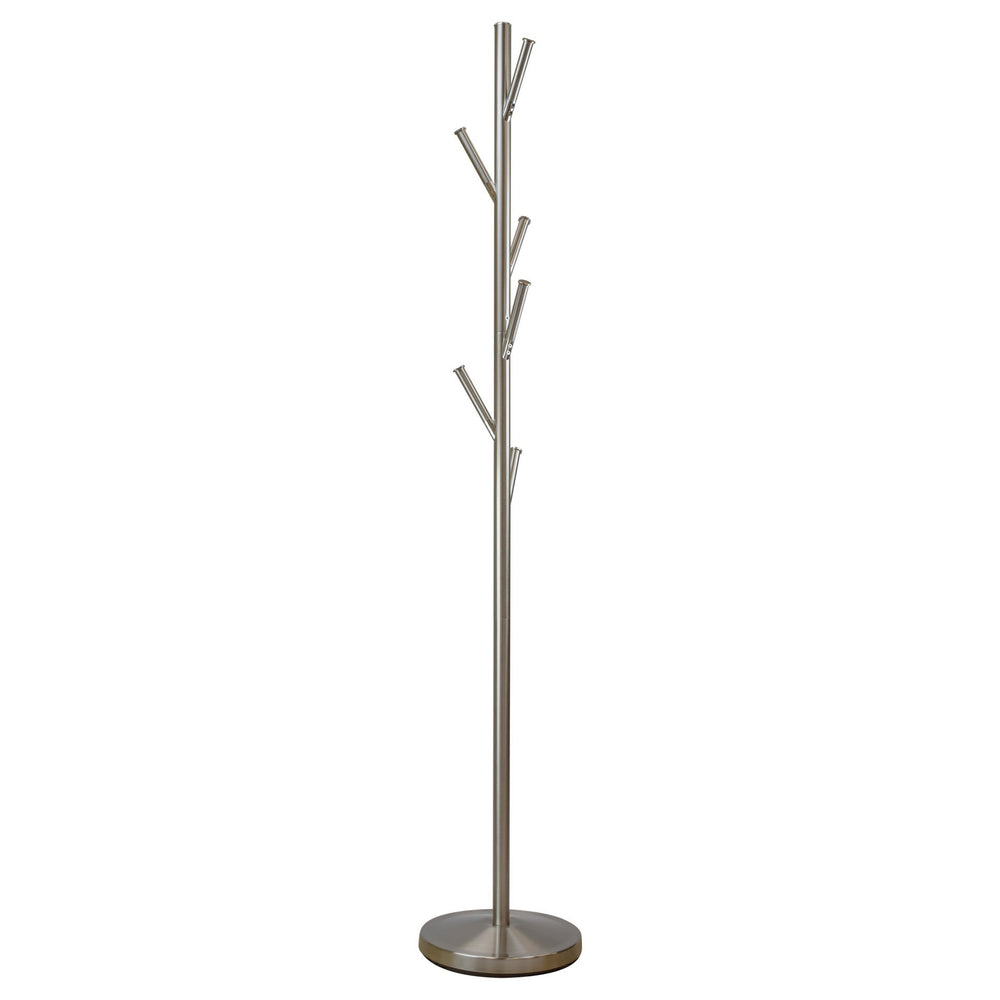 68" Metal Coat Rack Stand with 6 Hooks