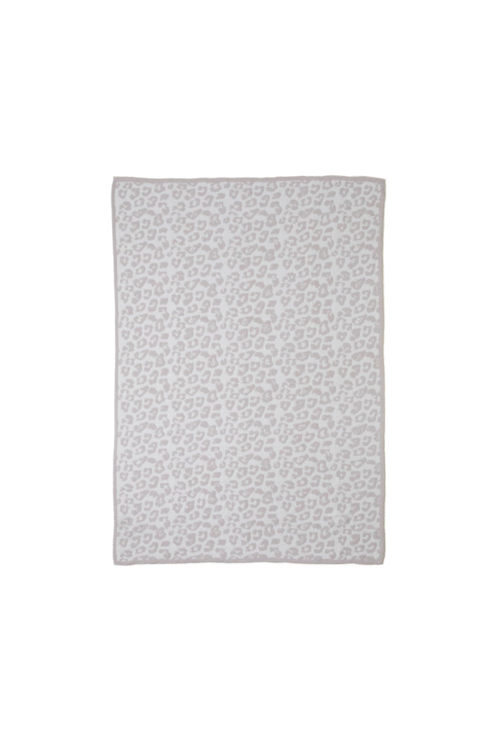 CozyChic Throw Blanket – Leopard Animal Print, 54" x 72", Cream-Stone