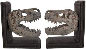 T-Rex Skull Bookends Set of 2