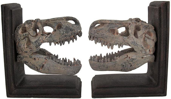 T-Rex Skull Bookends Set of 2