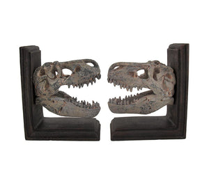 T-Rex Skull Bookends Set of 2