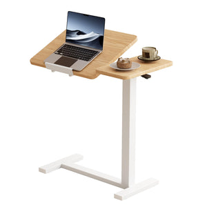 Adjustable Overbed Table with Wheels