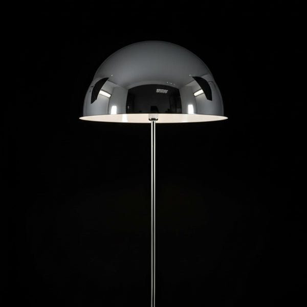 Mushroom Floor Lamp with Color Changing LED & Metal Dome Shade