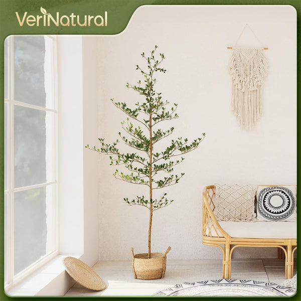 Artificial Olive Tree with Real Wood Trunk
