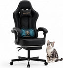 Ergonomic Gaming Chair with Footrest & Lumbar Support