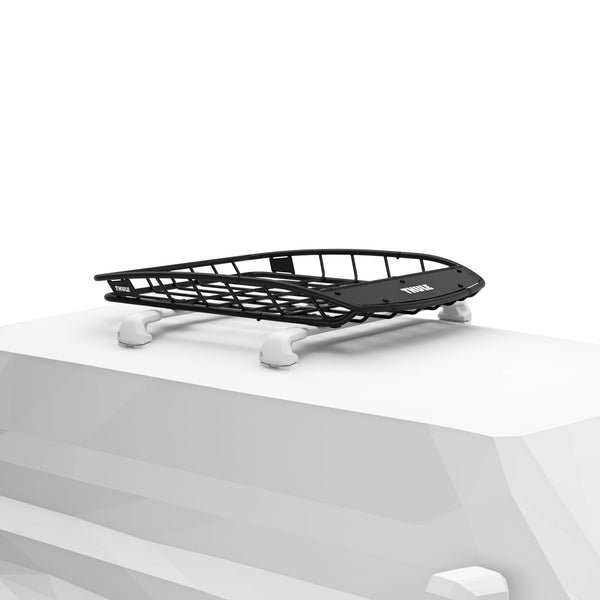 Aluminum Roof Cargo Basket with Crossbar Mount