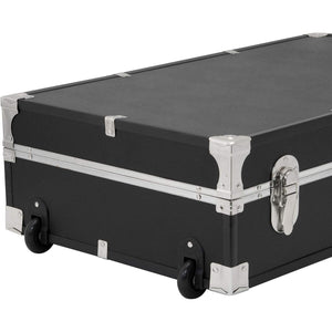 Under-Bed Storage Trunk with Wheels & Lock