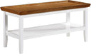 Coffee Table with Storage Shelf