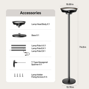 500W Super Bright Indirect Lighting Floor Lamp
