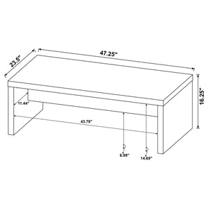Mango Wood Rectangular Coffee Table
