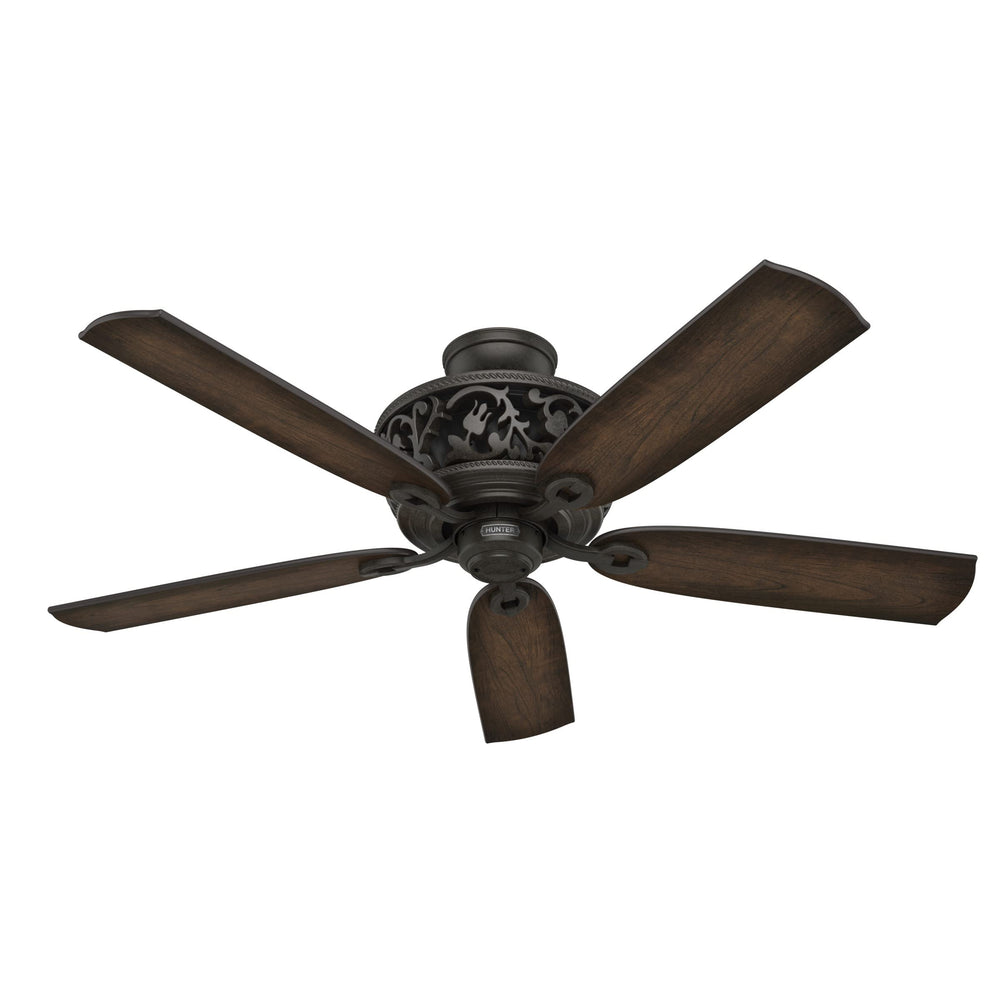 54-Inch Traditional Ceiling Fan with LED Lights and Remote
