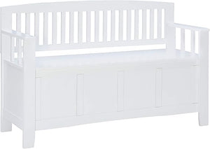 Mission-Style Storage Bench with Lift-Top Seat