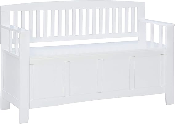 Mission-Style Storage Bench with Lift-Top Seat
