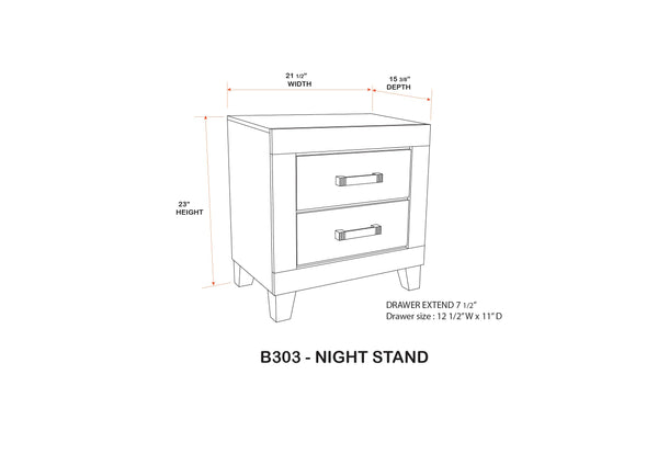 Queen Farmhouse Bedroom Set - 6 Piece with Dresser, Mirror, Chest & 2 Nightstands