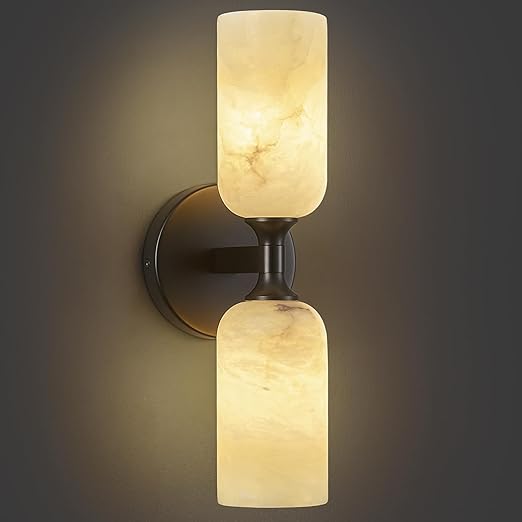 Natural Alabaster Wall Sconce with G9 Bulb
