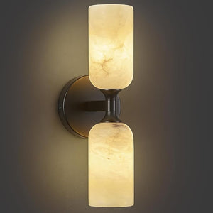 Natural Alabaster Wall Sconce with G9 Bulb – Modern Vanity Light