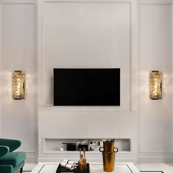 Modern Dimmable LED Crystal Wall Sconce
