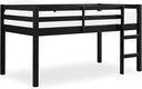 Junior Twin Loft Bed – Solid Pine Wood, Kids Space-Saving Design