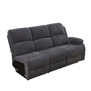 L-Shaped Reclining Sectional Sofa with Storage Console & Cup Holders