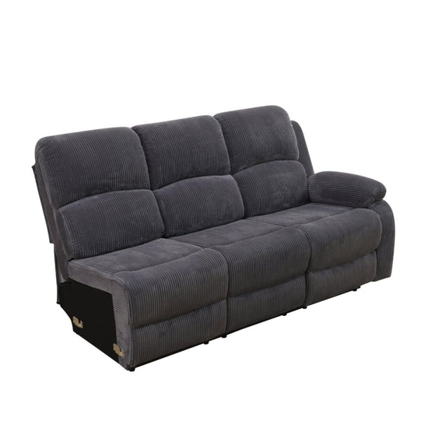 L-Shaped Reclining Sectional Sofa with Storage Console & Cup Holders