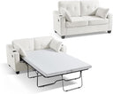 Corduroy Pull-Out Sleeper Sofa Bed