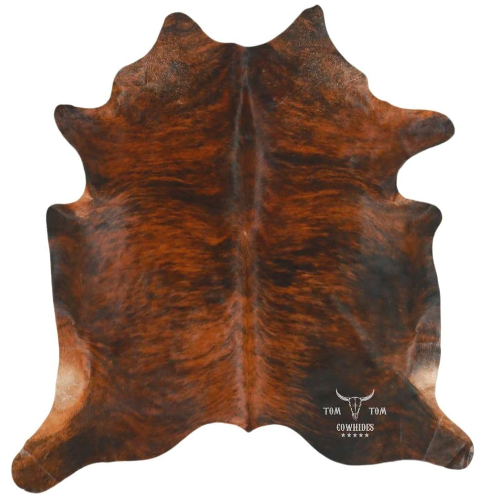 Natural Cowhide Rug 6x7 – Hair-On Leather Area Rug