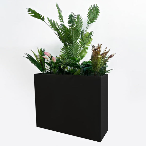 Large Metal Rectangular Planter Box – 38"L x 13"W x 30"H