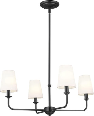 4-Light Mini Chandelier – Metal Ceiling Light Fixture