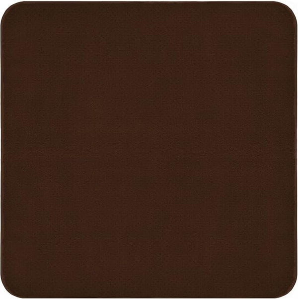 Skid-Resistant Indoor Area Rug – Chocolate Brown
