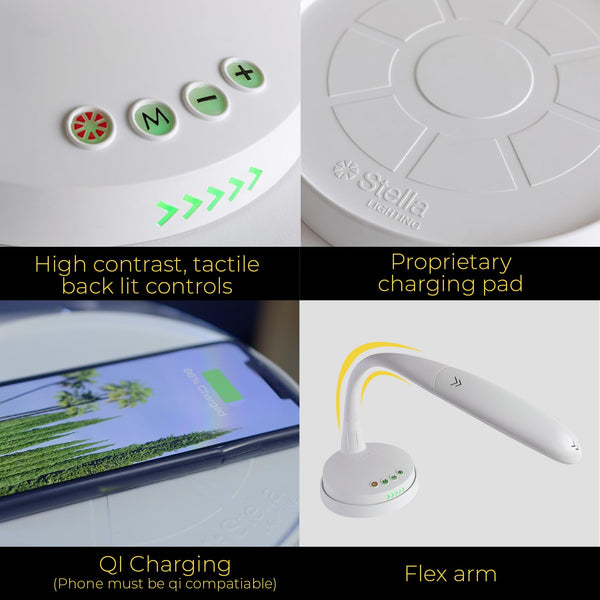 Portable Dimmable Task Lamp with Remote Control