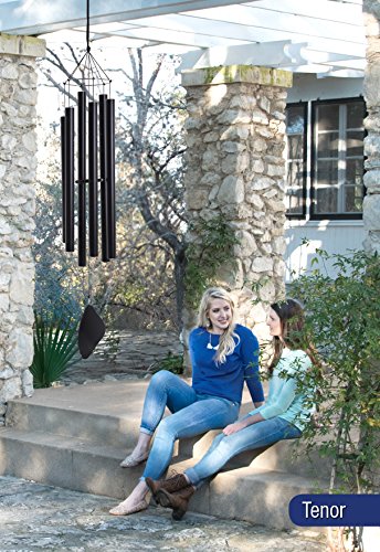 Pentatonic Tenor Wind Chime — 60" Outdoor Aluminum, Handcrafted