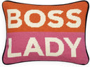 Needlepoint Throw Pillow – Boss Lady