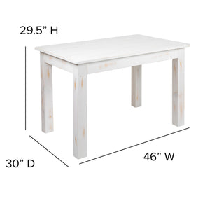 Farmhouse Solid Pine Dining Table