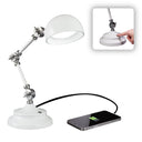 Adjustable LED Desk Lamp with USB Charging Port
